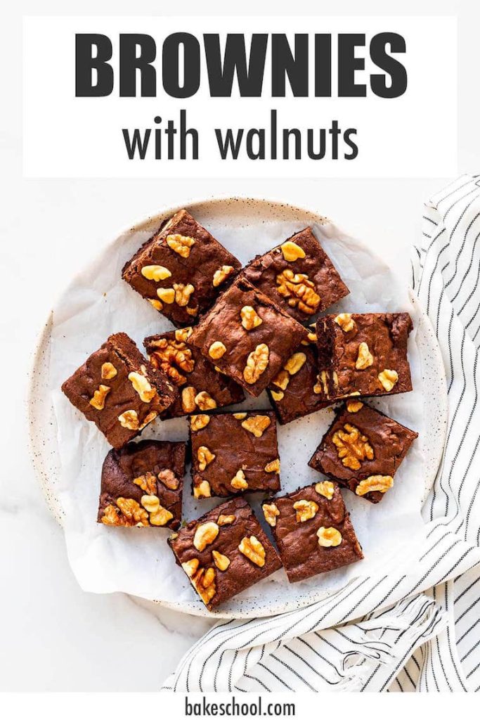 Brownies with Walnuts from The Bake School