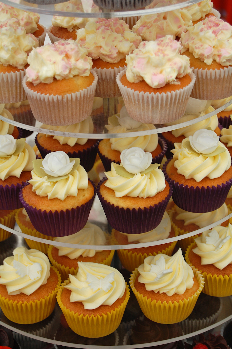 Cupcakes for sale at a Bake Sale