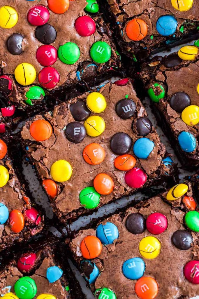 M&M's Brownies from Shugary Sweets