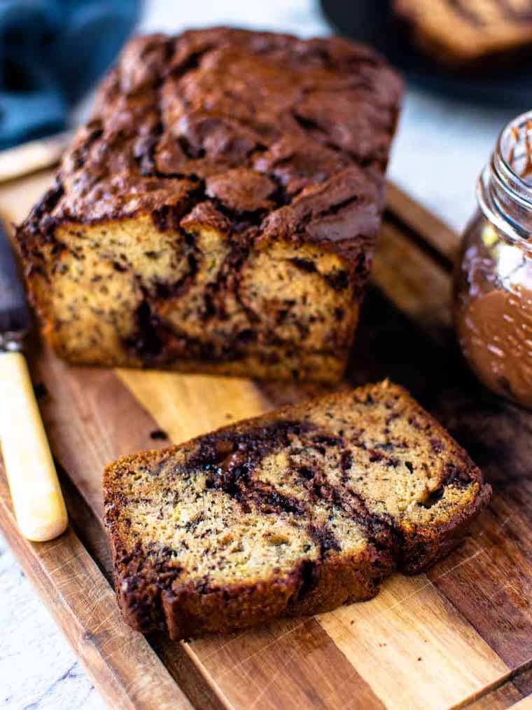 Banana Bread with Nutella from Marcellina in Cucina
